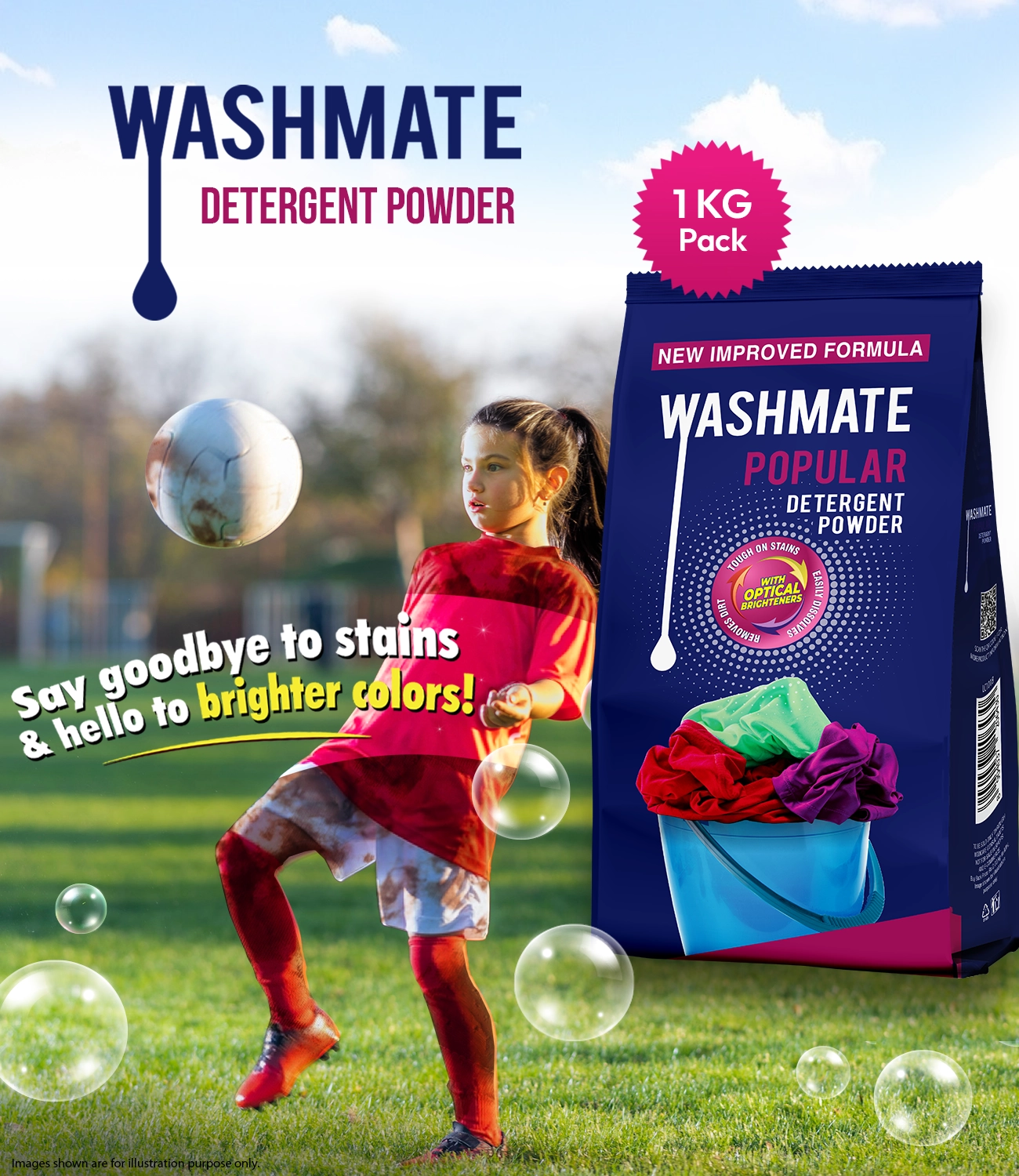 Modicare Washmate Popular Detergent Powder - Image 3